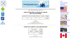 Desktop Screenshot of legallandconverter.com